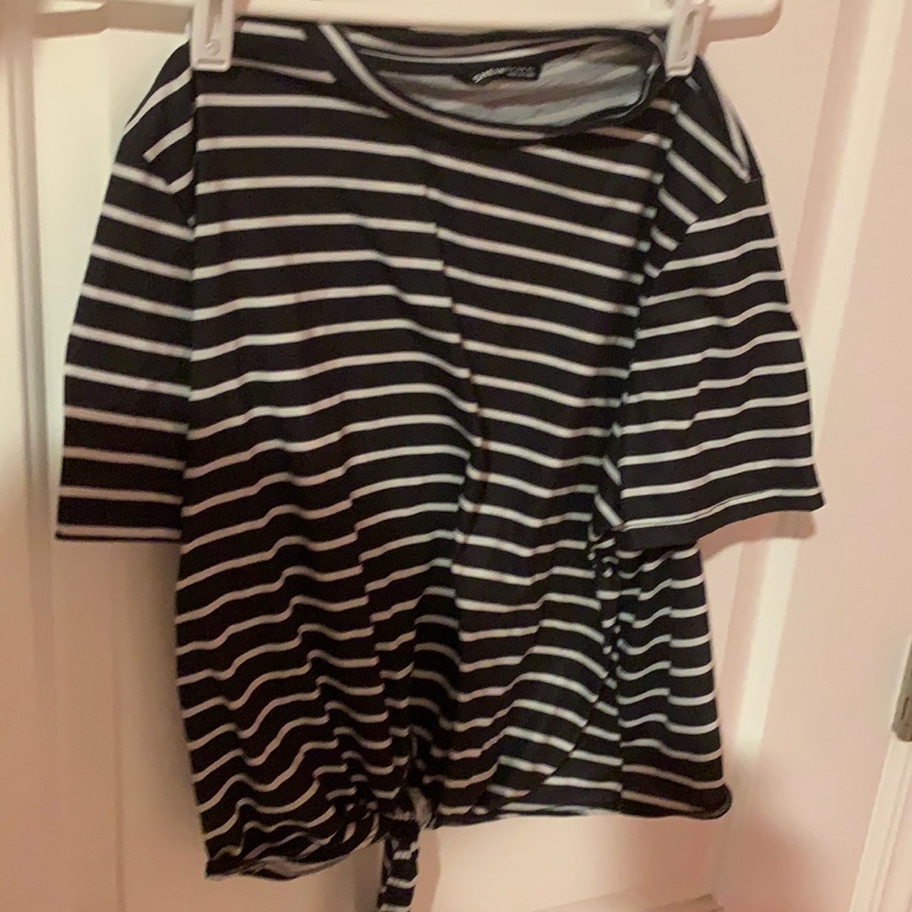 Black and White Stripped Shirt